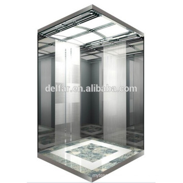 Cheap Price 6 persons 450kg small passenger Elevator with all hairline stainless steel